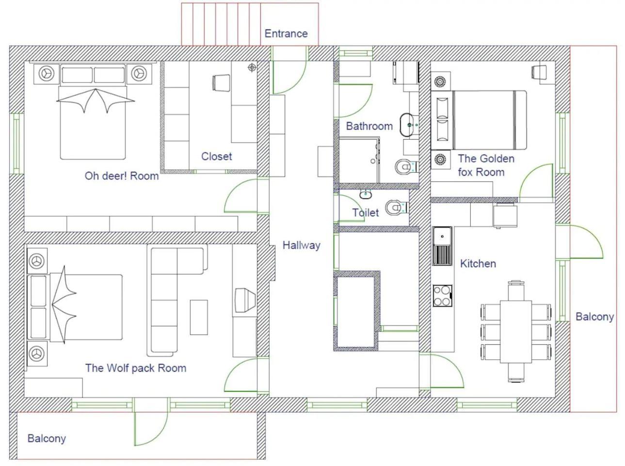 Appartement Brlog à Zgornje Gorje Extérieur photo